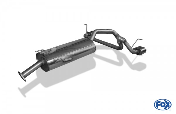 FOX Endschalldämpfer passend für Daihatsu Terios J2 4x4