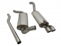 NOVUS Sportauspuff Anlage 2x76mm SR passend für Audi 80/90 B3 Typ 89 NOVUS Sportauspuff Anlage 2x76mm SR passend für Audi 80/90 B3 Typ 89