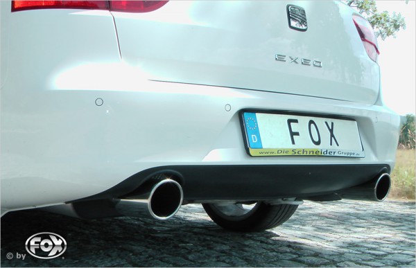 Seat Exeo 3R/ 3R ST - 2,0l TFSI Endschalldämpfer rechts/links einflutig - 1x90 Typ 16 rechts/links