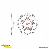 Kettenrad Aluminium passend für Aprilia/Cagiva Z-41 Kettenrad Aluminium passend für Aprilia/Cagiva Z-41