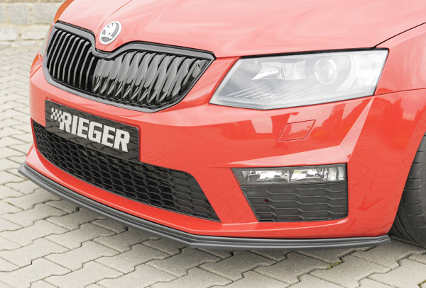 Rieger Spoilerschwert matt schwarz für Skoda Octavia RS (5E) Combi 06.13-01.17 (bis Facelift)