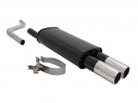 Novus Sportauspuff passend für VW Polo 2/3 86C 2x76mm Novus Sportauspuff passend für VW Polo 2/3 86C 2x76mm