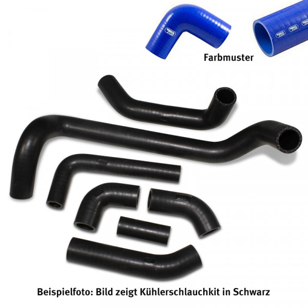 SAMCO SPORT Siliconschlauch Kit blau für Honda VF1000RE Modelljahr 1984