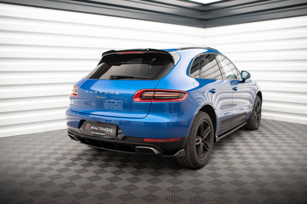 Heck Ansatz Flaps Diffusor passend für Porsche Macan Mk1