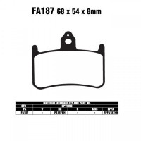 EBC Bremsbeläge FA187 = FA144 passend für Honda Motorradmodelle EBC Bremsbeläge FA187 = FA144 passend für Honda Motorradmodelle
