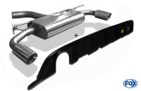 FOX Endschalldämpfer passend für VW Golf VII Facelift Edelstahl matt FOX Endschalldämpfer passend für VW Golf VII Facelift Edelstahl matt