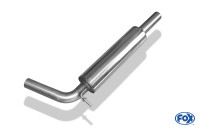 FOX Edelstahl Vorschalldämpfer passend für VW Polo 9N FOX Edelstahl Vorschalldämpfer passend für VW Polo 9N