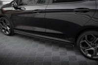 Seitenschweller Ansatz V.2 Für Ford Fiesta Mk8 ST / ST-Line Schwarz Hochglanz
