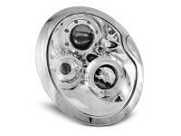 Scheinwerfer Angel Eyes chrom passend für BMW Mini (Cooper) 05.01-10.06 Scheinwerfer Angel Eyes chrom passend für BMW Mini (Cooper) 05.01-10.06