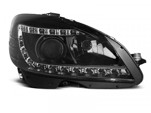 Xenon Scheinwerfer Tageslicht schwarz passend für Mercedes W204 07-10
