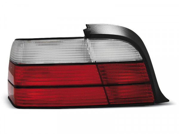 Rücklichter Sport Look rot weiß passend für BMW E36 12.90-08.99 Coupé