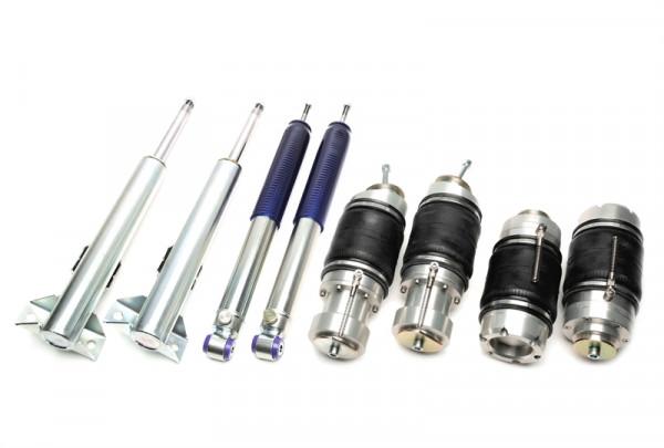 TA Technix härteverstellbarer Luftdämpfersatz passend für Mercedes W201