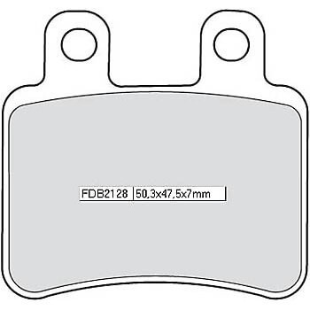 FERODO Bremsbelag FDB 2128 AG mit ABE