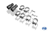 FOX Endschalldämpfer passend für VW Golf VII - 2x80 Typ 16 rechts/links - Edelstahl FOX Endschalldämpfer passend für VW Golf VII - 2x80 Typ 16 rechts/links - Edelstahl