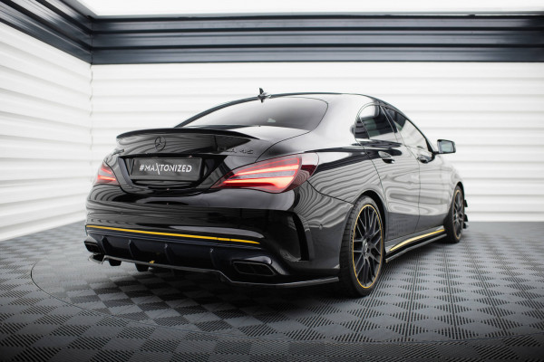 Mittlerer Cup Diffusor DTM Look Heck Ansatz passend für Mercedes-AMG CLA 45 C117 Facelift