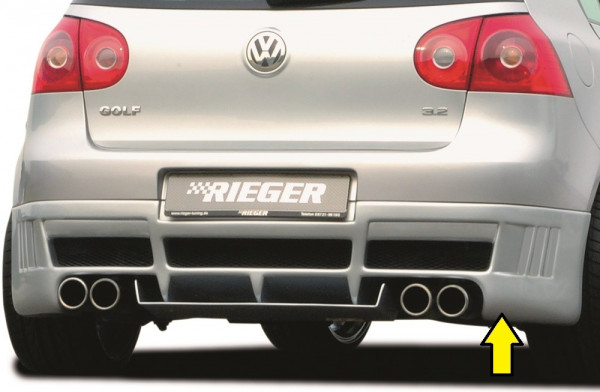 Rieger Heckansatz für VW Golf 5 3-tür.