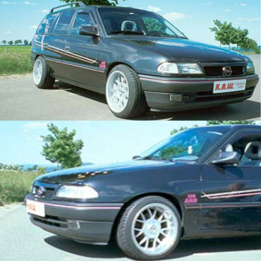 K.A.W. PlusKit Sportfahrwerk für Opel Astra F Caravan ab 12/1991 bis 01/1998