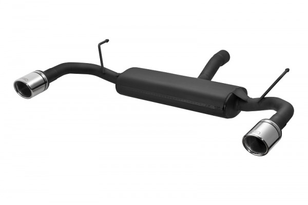 Ulter Sportauspuff passend für Alfa Romeo Giulietta 2010-2016 2 Duplex Endrohre rund Ø100