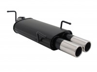 Novus Sportauspuff passend für Opel Vectra B 2x76mm Edelstahl Novus Sportauspuff passend für Opel Vectra B 2x76mm Edelstahl