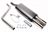 TA Technix Sportendschalldämpfer 2x76mm passend für VW Polo 86C TA Technix Sportendschalldämpfer 2x76mm passend für VW Polo 86C