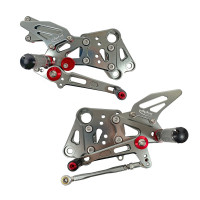 TRACK Fußrastenanlage titanfarben passend für KTM RC390 2014- ABE TRACK Fußrastenanlage titanfarben passend für KTM RC390 2014- ABE