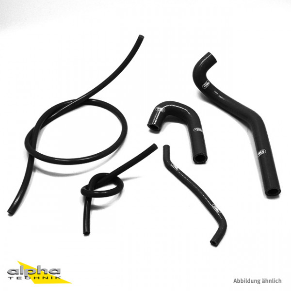 SAMCO SPORT Siliconschlauch Kit schwarz passend für Yamaha WR125X WR125R (2009–2018)