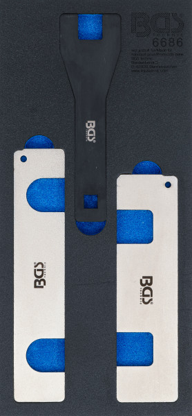 BGS Werkstattwageneinlage 1/3 Motor-Einstellwerkzeug-Satz passend für Opel 1.0, 1.4 L Benzinmotoren