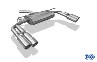 FOX Endschalldämpfer passend für Audi A3 8V Limousine ohne S-Line, 2x80 mm Ausgang rechts/links FOX Endschalldämpfer passend für Audi A3 8V Limousine ohne S-Line, 2x80 mm Ausgang rechts/links