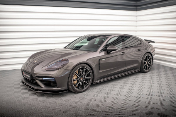 Seitenschweller Ansatz Für V.1 Für Porsche Panamera Turbo S E-Hybrid / Panamera E-Hybrid 971 Schwarz