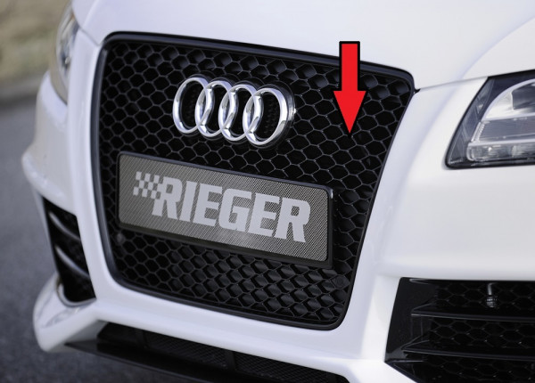 Kühlergrill Audi RS5 (B8), schwarz glänzend glanz schwarz für Audi RS5 (B8) Coupe 03.10-12.11 (bis F