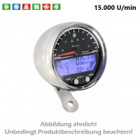 Acewell Digitalinstrument Tachometer DZM 1500 RPM mit Uhr & Tankanzeige Acewell Digitalinstrument Tachometer DZM 1500 RPM mit Uhr & Tankanzeige