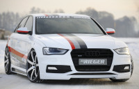 Rieger Spoilerlippe für Audi A4 S4 (B8/B81) Lim. 01.12- (ab Facelift)