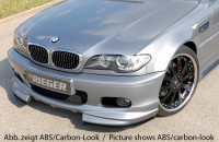 Rieger Spoilerschwert matt schwarz für BMW 3er E46 Lim. 02.02- (ab Facelift) Ausführung: Schwarz matt