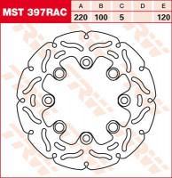 TRW Bremsscheibe starr MST397RAC passend für Kawasaki TRW Bremsscheibe starr MST397RAC passend für Kawasaki