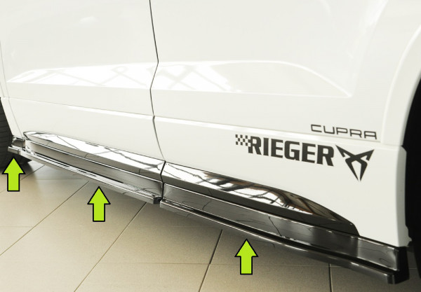Rieger Seitenschweller rechts (3-tlg.) passend für Seat Ateca FR (5FP) 05.17-07.20