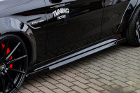 Cup Seitenschweller mit Wing vorne + hinten passend für Mercedes C-Klasse C63 AMG S Cup Seitenschweller mit Wing vorne + hinten passend für Mercedes C-Klasse C63 AMG S