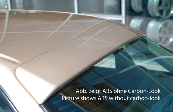 Rieger Heckscheibenblende carbon look für Audi 80 Typ B4 Lim.