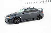 Seitenschweller Ansatz Für Subaru Impreza WRX STI Mk3 Schwarz Hochglanz