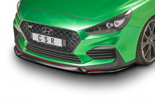 Cup-Spoilerlippe mit ABE für Hyundai I30 (PD) N/N-Line CSL331 Schwarz Strukturiert