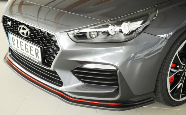 Rieger Spoilerschwert matt schwarz für Hyundai i30 N-Performance (PDE) 5-tür. (Fastback) 07.17-12.2