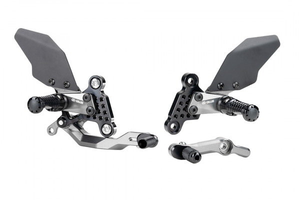 GILLES AS31GT3 Fußrastenanlage passend für Yamaha MT-09 RN69, XSR900 RN80