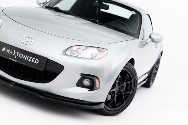 Front Ansatz Für Mazda MX-5 Mk3 (NC) Facelift Schwarz Hochglanz