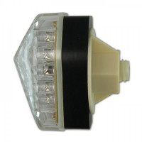 LED-Verkleidungsblinker passend für Honda | klar | Paar | Maße: 47x28x20mm | mit Distanzhülse | E-ge LED-Verkleidungsblinker passend für Honda | klar | Paar | Maße: 47x28x20mm | mit Distanzhülse | E-ge