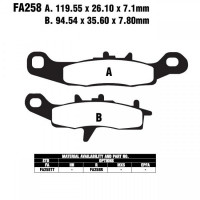 EBC FA258 TT Bremsbeläge passend für Suzuki RM 85 EBC FA258 TT Bremsbeläge passend für Suzuki RM 85