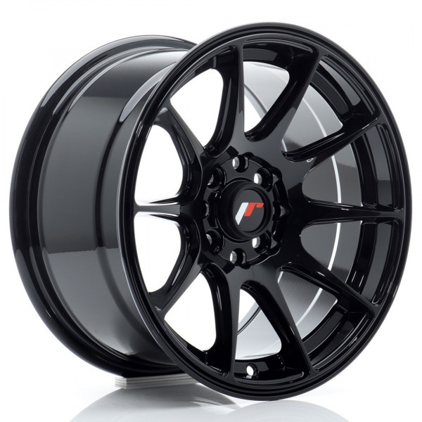 JR Wheels JR11 15x8 ET25 4x100/108 Glossy Black