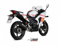 MIVV Komplettanlage Oval Carbon passend für Honda CBR 125 R MIVV Komplettanlage Oval Carbon passend für Honda CBR 125 R