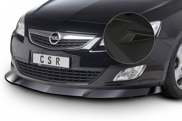 Cup-Spoilerlippe mit ABE für Opel Astra J CSL064-M Carbon Look Matt