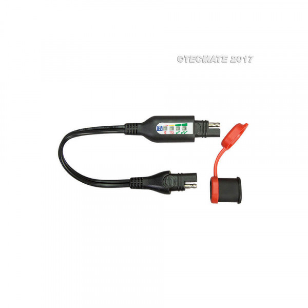 OPTIMATE Batteriestatus-Monitor zum Einschleifen in SAE-Ladeleitung (No.125)