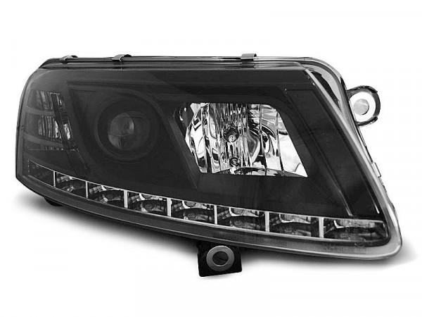 Xenon-Scheinwerfer True DRL Black passend für Audi A6 C6 04.04-08