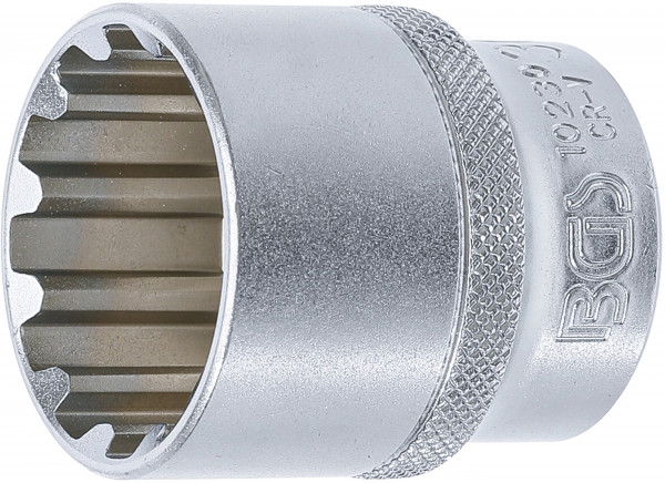 Steckschlüssel-Einsatz Gear Lock | Antrieb Innenvierkant 12,5 mm (1/2") | SW 30 mm